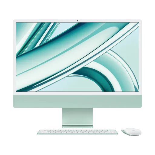 iMac 24 M3, 8C CPU 8C GPU, 8ГБ 256ГБ SSD, Жасыл