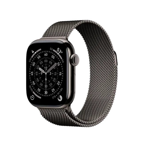 Apple Watch Series 11 GPS + Cellular,  Slate Milanese Loop, 42mm, Slate Titanium