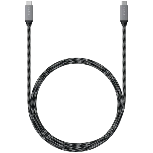 Кабель SATECHI USB4 C - C Cable 100W Space Gray 0.8 m