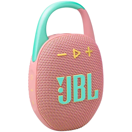 JBL Тасымалды үндеткіш Clip 5, Қызғылт