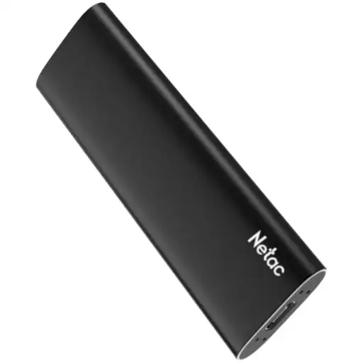 SSD External NETAC Z SLIM (1TB, USB 3.2 GEN 2) Black