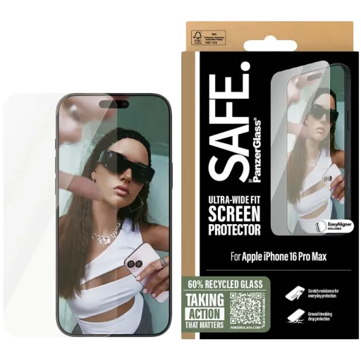 PANZERGLASS Safety Glass  for iPhone 16 Pro Max