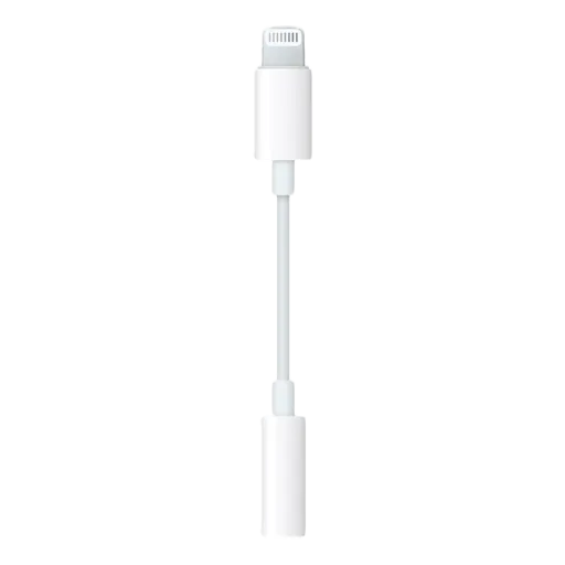 Apple Մալուխ փոխարկիչ Lightning-ից 3,5 մմ mini-jack , Սպիտակ