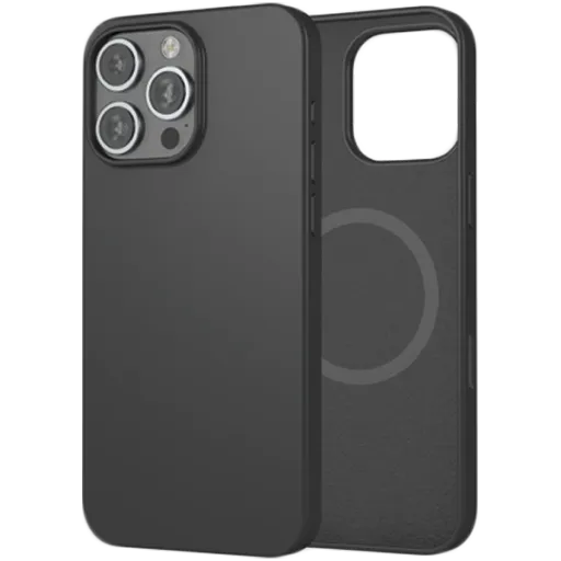 MW Case Silicon case MagSafe with MagSafe Black for iPhone 16 Pro Max