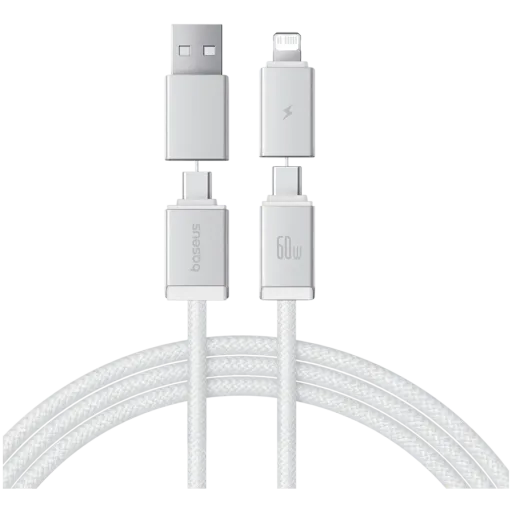 BASEUS USB Cable, Moon White, 1m