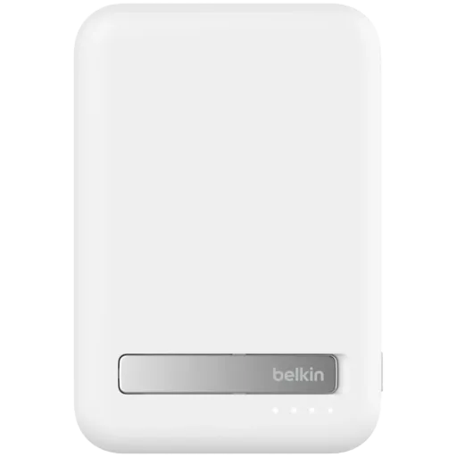 Портативное зарядное устройство BELKIN BoostCharge Qi2 Magnetic, 8000 мА·ч, Белый