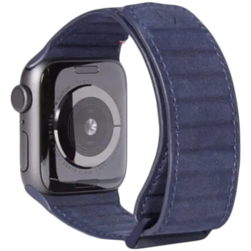 DECODED LEATHER MAGNETIC TRACTION Strap for Apple Watch 38/40 mm, Blue
