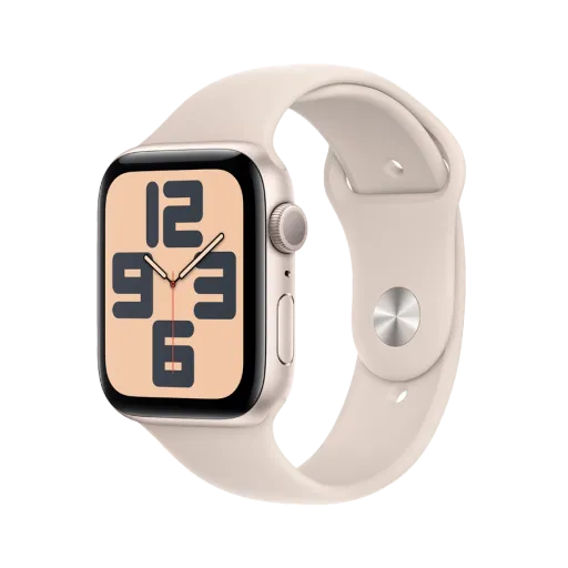 Apple Watch SE GPS Gen.2 (2023),  Starlight Sport Band, S/M, 44mm, Starlight