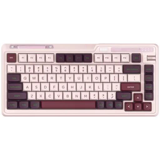 Клавиатура беспроводная KZZI K75 Lite Wireless Keyboard  Nezuko Purple