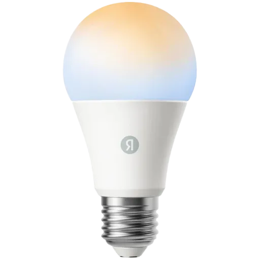 YANDEX  Smart LED Lighting YNDX-00551 Led Lamp, E27 shape, 9 W, AC 220 V, 806 lum, Ra>80, 15000 hr