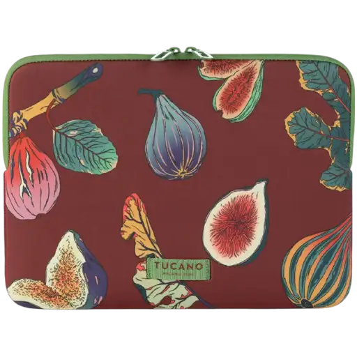 TUCANO Чехол Schizzo Flora Fichi  Темно-красный для MacBook Pro 15/MacBook Air 15