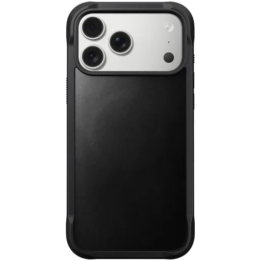 Чехол NOMAD Rugged Leather Horween с MagSafe для iPhone 17 Pro Max, Чёрный