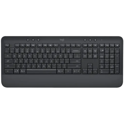 Клавиатура беспроводная LOGITECH Signature K650 USB/Bluetooth US Graphite (L920-010945)