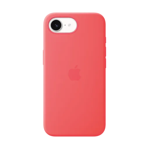 Apple Чохол силіконовий with MagSafe Bright Guava для iPhone 17e