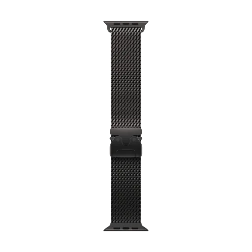 Apple 49mm Milanese Loop Ремінець Milanese Loop Чорний за Apple Watch 44 mmApple Watch 45 mmApple Watch 46 mmApple Watch 49 mm 44/45/46/49 mm