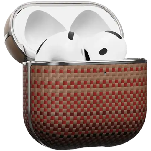 Husă PITAKA Aramid Fiber pentru AirPods (Gen.4), Sunset