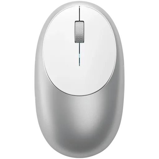 Беспроводная мышь SATECHI M1 Bluetooth для MacBook, Cеребристый