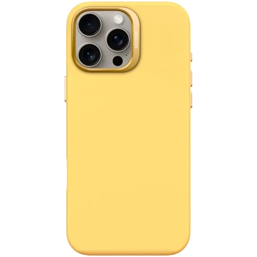 DECODED Case Silicone Case with MagSafe Popcorn Yellow for iPhone 16 Pro Max