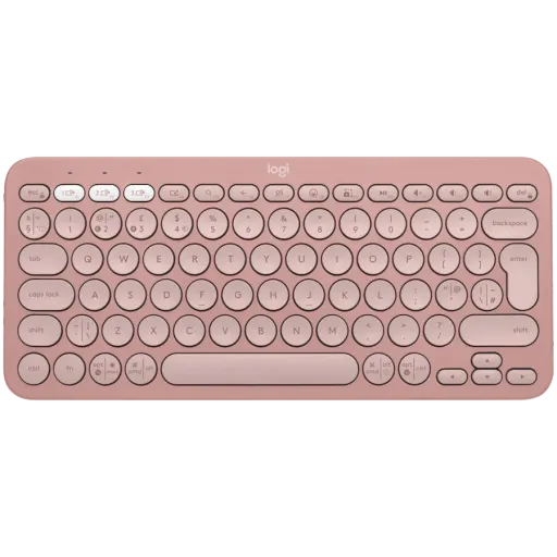 Клавиатура беспроводная LOGITECH K380s Pebble Keys 2 Rose Bluetooth (L920-011853)