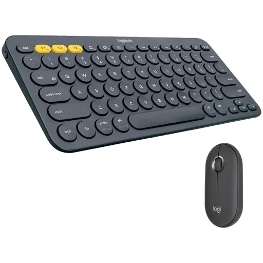 Комплект беспроводной LOGITECH Pebble 2 Combo Tonal Graphite (L920-012239)