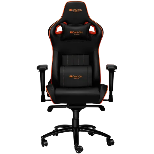 Игровое кресло CANYON Corax GС-5, Чёрный/Оранжевый