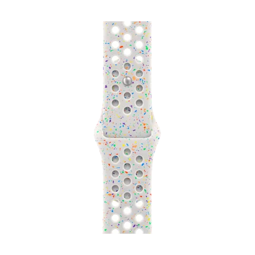Apple Nike Sport Band for Apple Watch 38/42 mm, Size S/M, Pure Platinum