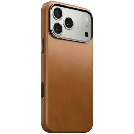 NOMAD Чохол Traditional Leather Case with MagSafe English Tan для iPhone 17 Pro Max