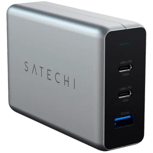 SATECHI Power Adapter 3*USB/USB-C USB 3.0 (Type A), 2*USB Type C, 100 W
