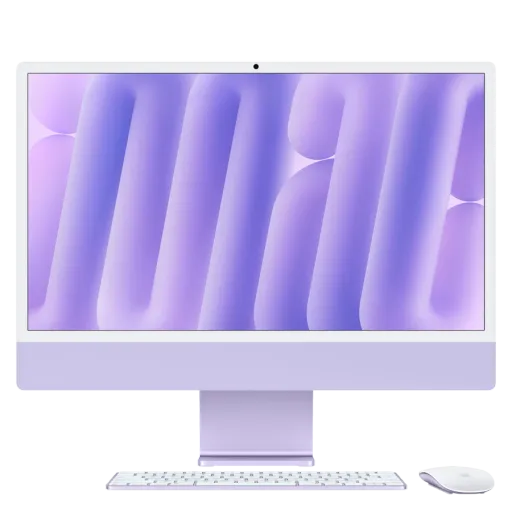 iMac 24" M4, 8C CPU 8C GPU, 16GB 256GB SSD, Purple