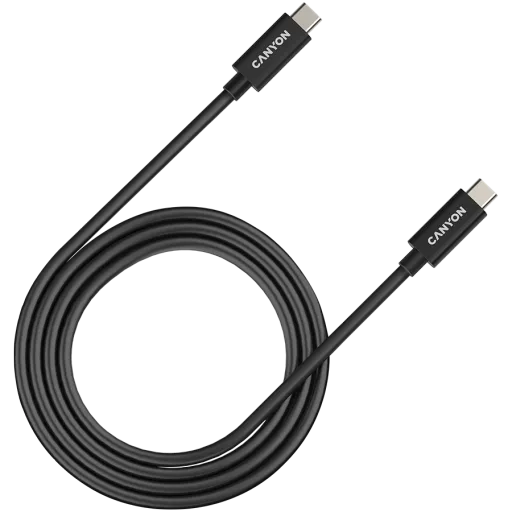 Kabel CANYON UC-44 USB-C/USB-C, 1m, Qara