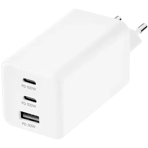 Адаптер питания UBEAR 3*USB/USB-C 2*USB Тип C, USB Тип A, 100 Вт