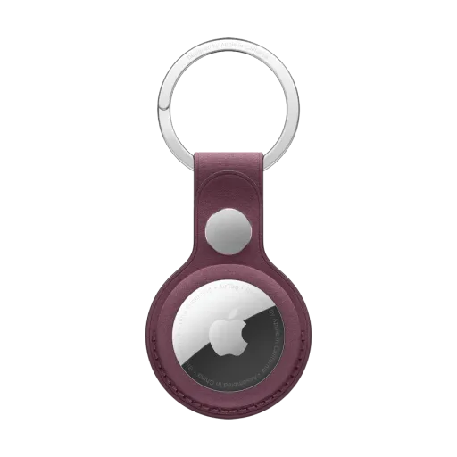 Breloc Apple FineWoven pentru AirTag, Burgundy