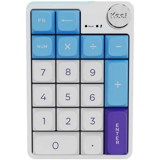 Клавиатура беспроводная KZZI K20 Wireless Keypad Blue Sea