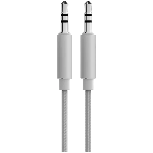 4 Pole Audio Cable, Gray Mist