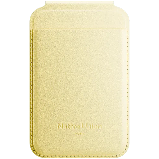 Wallet NATIVE UNION Active Wallet Stand  Lemon
