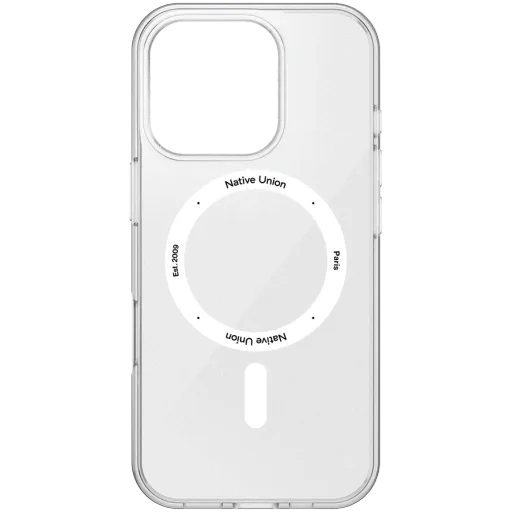 NATIVE UNION Чехол (RE)CLEAR с MagSafe Прозрачный для iPhone 16 Pro
