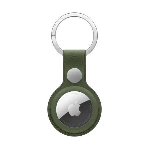 Apple FineWoven Key Ring, Moss