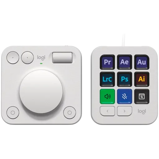 Консоль Logitech MX Creative Console pale grey