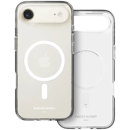 Husă NATIVE UNION (RE)CLEAR cu MagSafe transparentă pentru iPhone Air