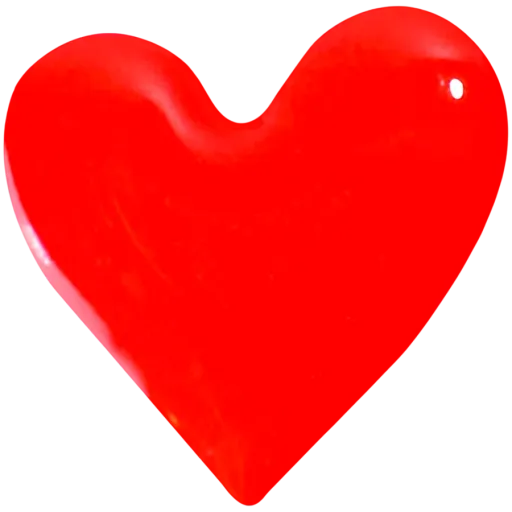 VLP Sticker 3D VLP, Small Heart Red