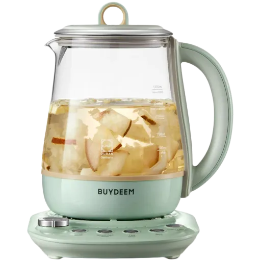 BUYDEEM Чайники (1.5 л, 1200 Ват), Cozy Greenish