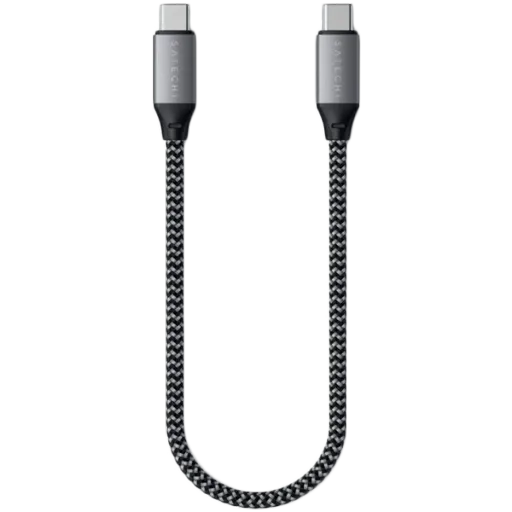 SATECHI USB-C Cable, Space Gray, 0.25m