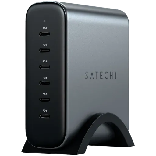 Адаптер питания SATECHI 6*USB-C, 200 Вт