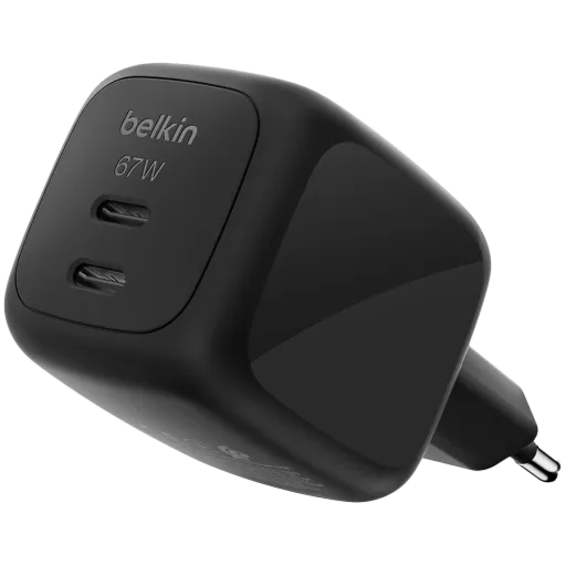 Power adapter BELKIN USB-C, 67 W, Black
