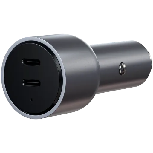 SATECHI Автомобильный адаптер 2*USB-C, 40 Ват