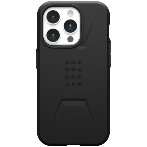 Чехол UAG Civilian с MagSafe для iPhone 15 Pro, Чёрный