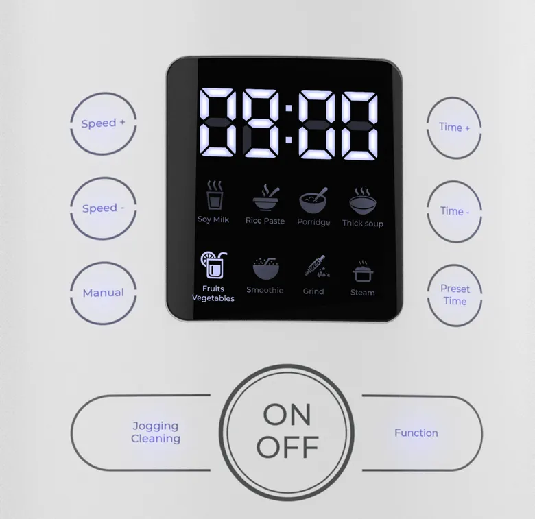 LED kijelző és érintésvezérlés