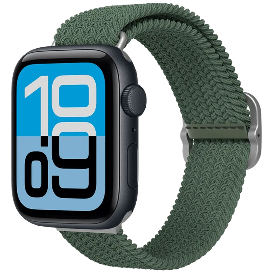 RHINOSHIELD Braided Strap Удлинитель ремешка для Apple Watch 42/44/45/49 mm, Зеленый – photo