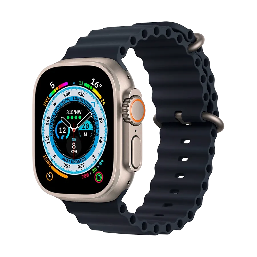 photo 2 - Apple 49mm Ocean Band Band for Apple Watch 44/45/49 mm, Midnight