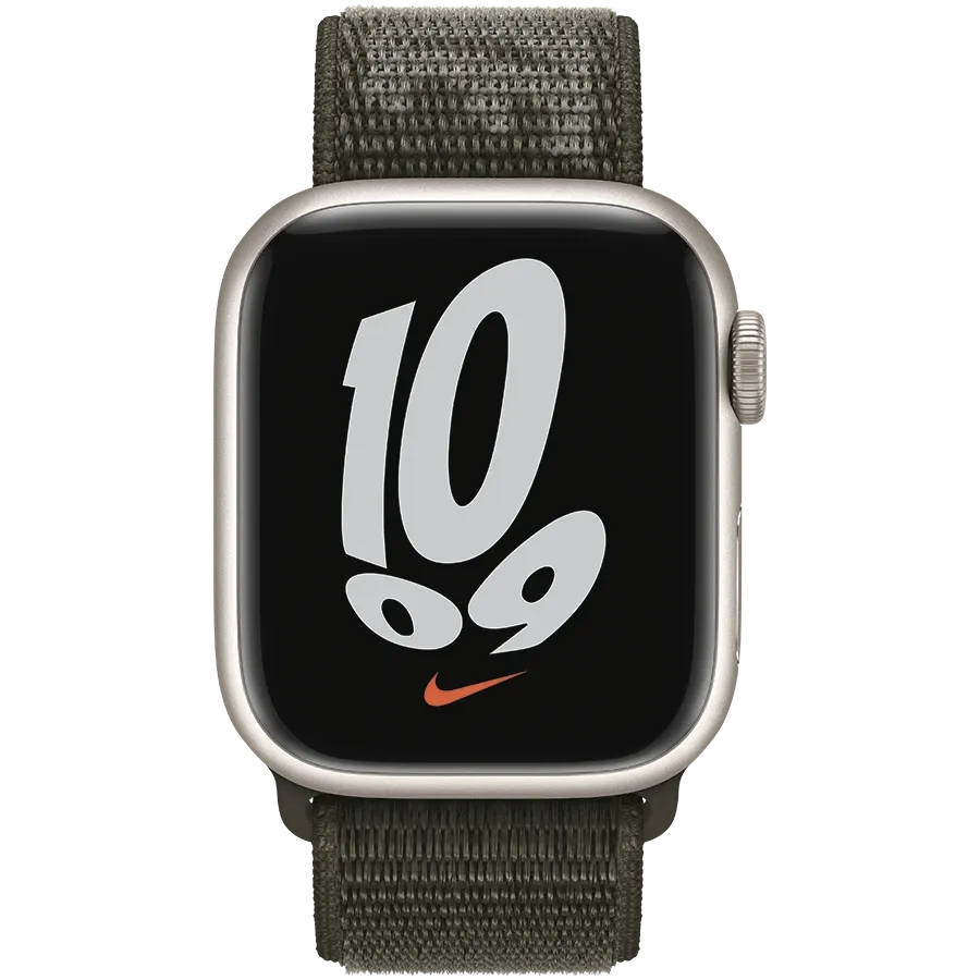 photo 3 - Apple Nike Sport Loop - Regular Band for Apple Watch 38/40/41 mm, ჭაობისფერი